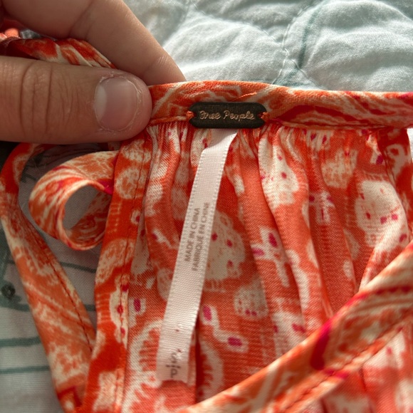 Free People Womens Mid Summers Day Printed Halter Tunic Top- Size S - Picture 5 of 8